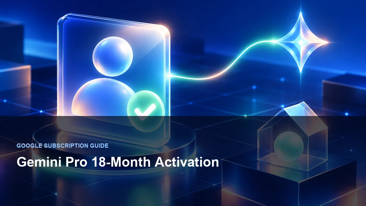 Blue activation pass connected to a Google account card
