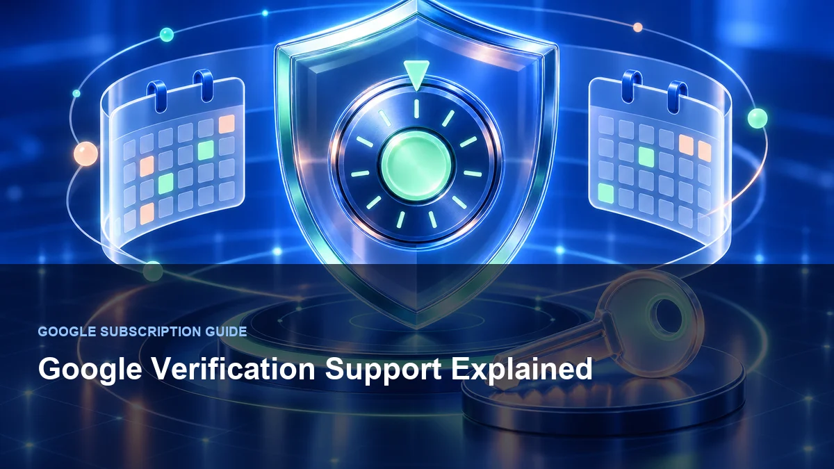 Verification shield with a one-time code and two-month calendar